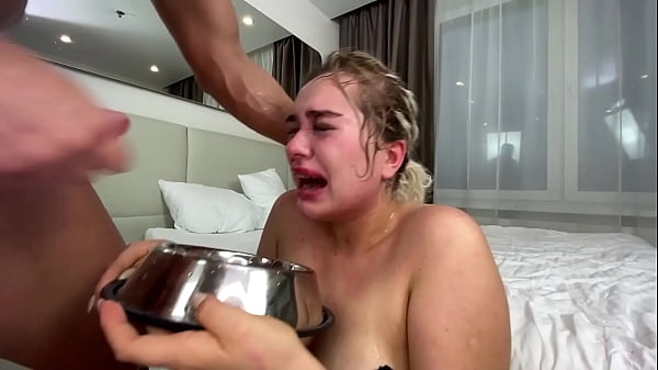 Step brother with big fat dick makes his small stepsister squirts & cum with 