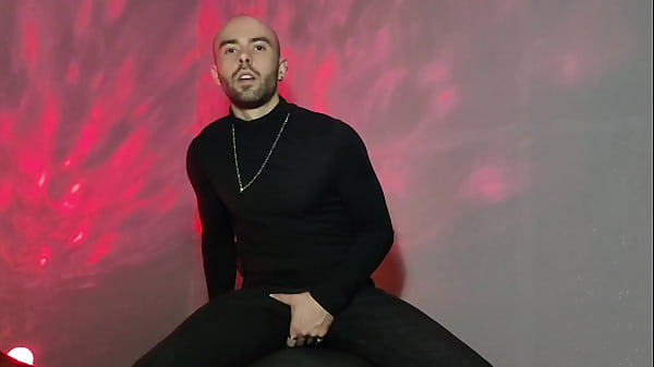 Gothic Gay Man Masturbating And Cumming In The Dark Room, With Louiferdi thumbnail