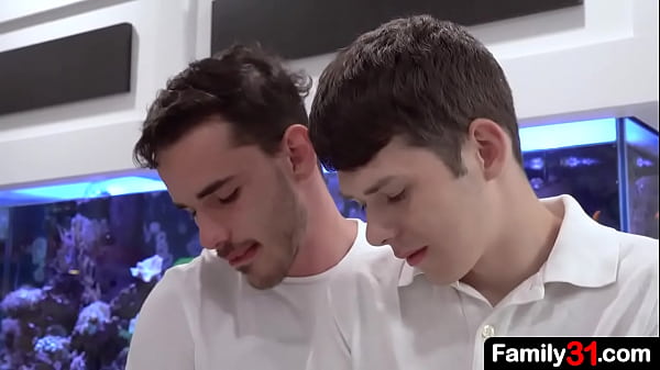 Play MP4 - When stepsons start touching each other&comma; their stepdad tells them they shouldn't do that without him&excl;