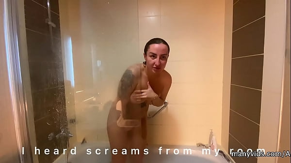 Play MP4 - Spied on MILF in the shower and fucked her big butt