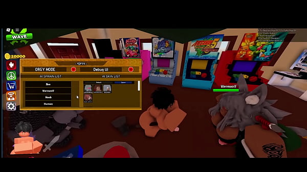 Jon cogido por sus amigas fraylin03115 y alidan2202 en roblox studio despues de jugar tongue battles 