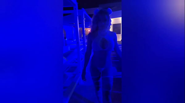 Festival slut gets used by two gym bros