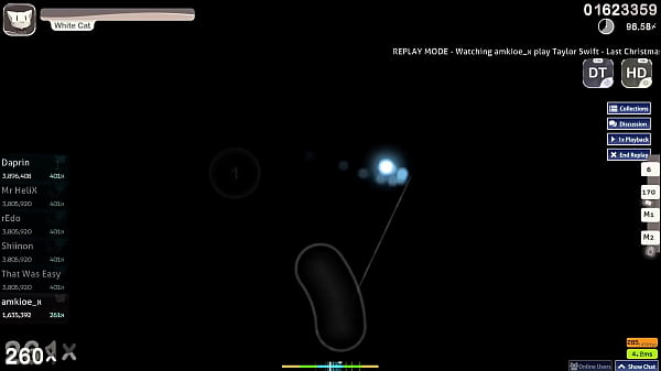 Osu play last christmas fc by amkioe x 6 digit hddt