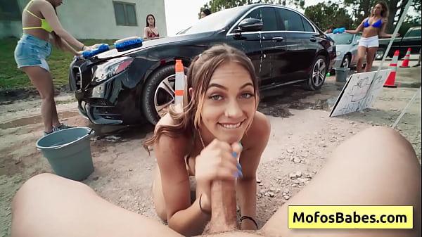 Horny busty blonde teensuck and fuck huge dickat a carwash fundraiserin openpublic_JC WildsJohnny_Love