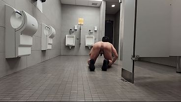 masturbating in humiliating positions and exposing myself in bathroom