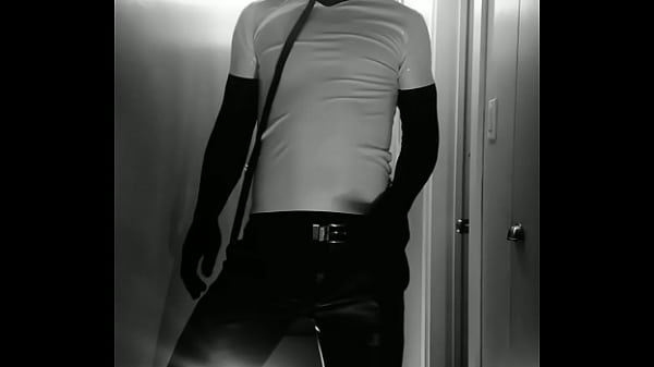 Sexy Fetish boy in shiny clothes 