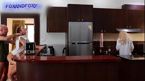 Play MP4 - Almost caught surprise anal creampie ass fucking close to mother-in-law cooking breakfast