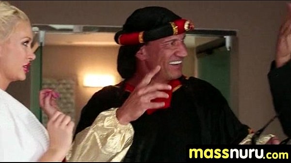 Sweetie gives a hot slippery nurumassage29