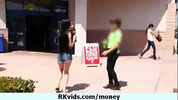 Desperate teen naked in public and fucks to pay rent 1 