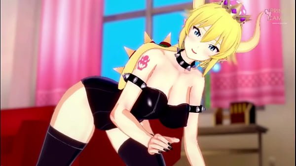 Bowsette busty joi jerk off try not to cum