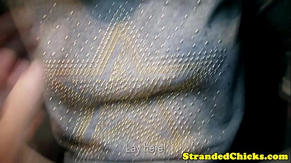 Play MP4 - Hitch hiking teen blonde rammed in car