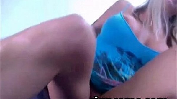 Blonde milf with big tits teasing 