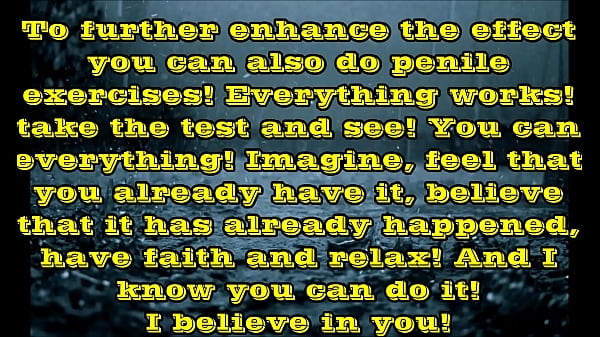 Increase yourPenis in Any Size moansrain sound Do Penile Exercises_and say_the phrases as mentionedin the_video