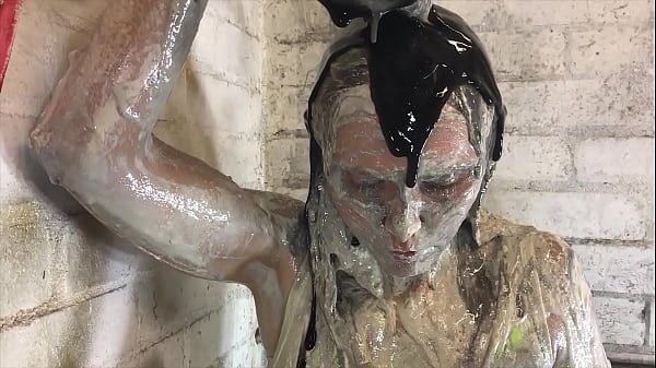 I'm Gonna Get So Messy For You! - Sweet Girl Playing In Gunge And Clay. thumbnail