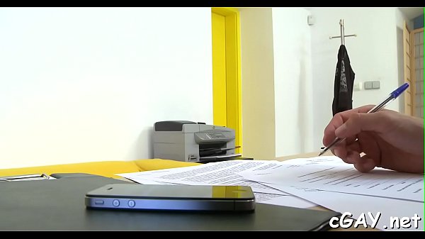 Pumped up dude is giving stud an energetic butt banging