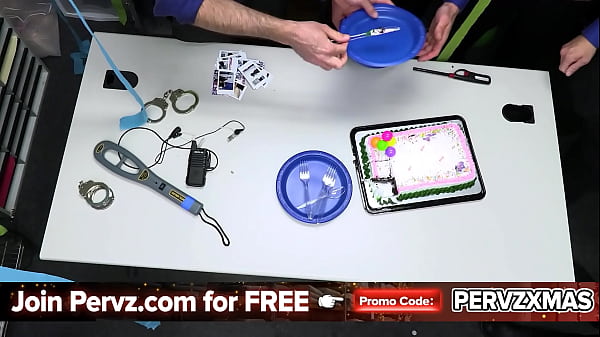 Shoplyfter blonde teen caught stealing for the third time and gets gangbang by the security team