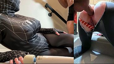 Nonton Spider Girl Anal Creampie With A Big Tits Rides Dick Until He Cums . Anal Destroyed By Big 8inch Dick thumbnail