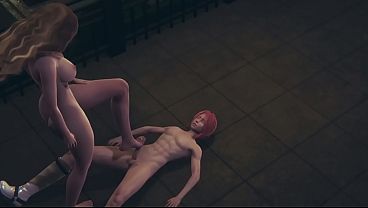 Hentai Uncensored 3d - Hermi Masturbating With Foot & Penetration thumbnail