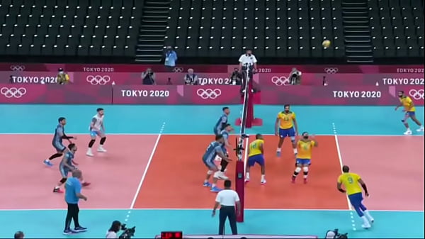 Nonton Wallace Fudendo A Argentina Sem Cuspe No Jogo De V&ocirc;lei Nas Olimp&iacute;ada 3x2 thumbnail