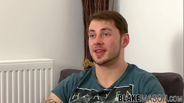 Stud whips his cock out and jerks it off 