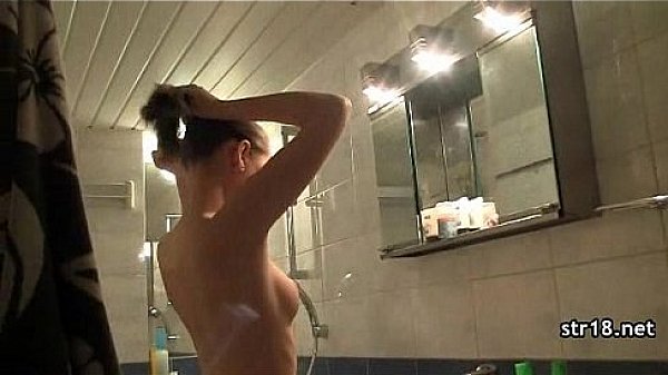 Sexy Teen Rubs While Sucking Cock 