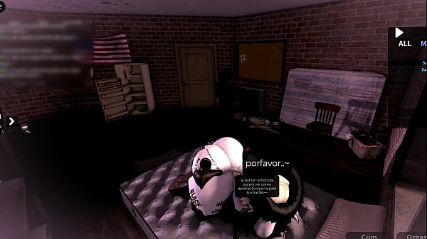 Trio con una perra que pasaba por el barrio~