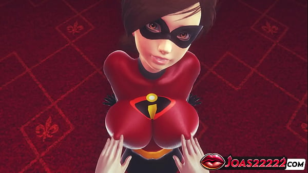 HelenParr The Incredibles Gets an Orgasm from BreastPlay and Cunnilingus Fingering_Her Tight Pussy_in 3D Animation