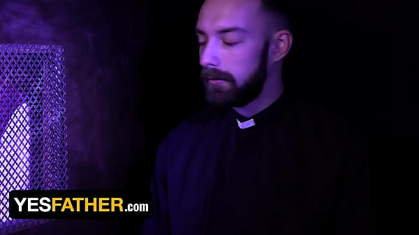 Horny Dude Gets His Ass Fucked Hard At The Confession Booth By Pervert Priest 