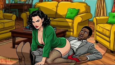 Play MP4 - American Milf 2&colon; All Married Sluts Dream Of A Big Black Cock&period; Cartoon