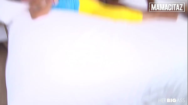 HER BIG ASS - (Sara Alvarez, AlexMoreno) - Busty Latina Slut Oiled_Up And Ready To Ride A Hard Cock