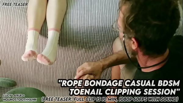 Nonton Rope Bondage Casual Bdsm Toenail Clipping Session thumbnail