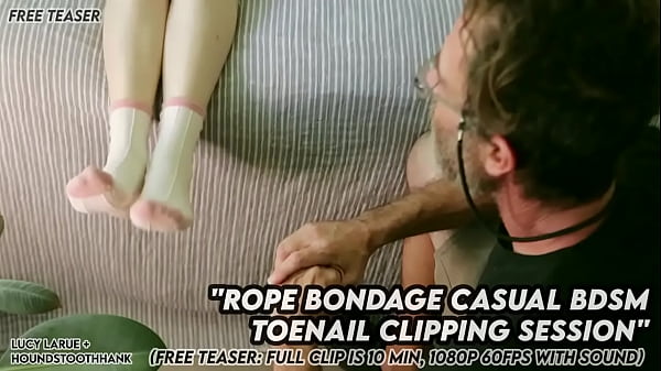 Nonton Rope Bondage Casual Bdsm Toenail Clipping Session thumbnail