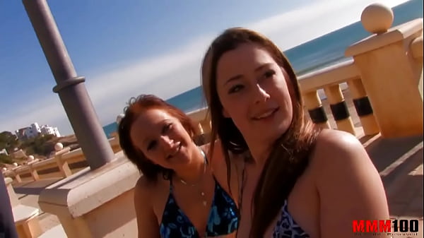 2 hot sluts fucked by 2horny guys in this outdoor video