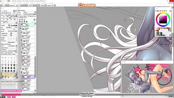 Lewd Lair broadcast by Luck Night on Picarto from August Twenty-Seventh 2020 B 