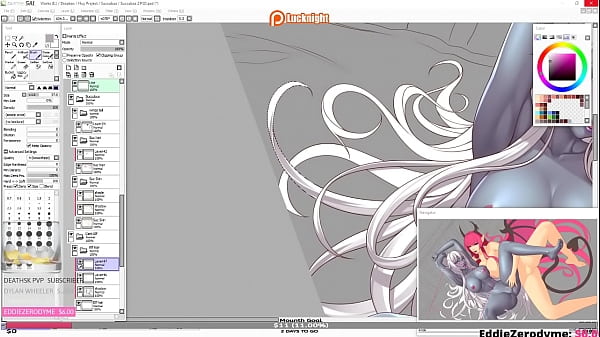 Lewd lair broadcast by luck night on picarto from august twenty seventh 2020 b 