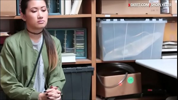 Play MP4 - Cute slender teen thief caught stealing on CCTV and gets her shaved pussy pounded by pervert LP officer