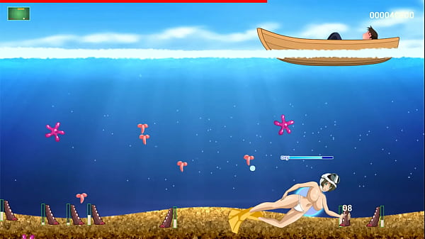 Play MP4 - Amakorium &lbrack;PornPlay Hentai game&rsqb; Ep&period;1 Top less bikini diving to make him cum more than 6 times