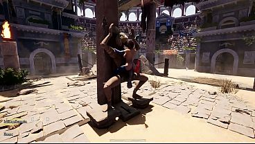 Lara Croft awakened an ancient statue and now it's being rhythmically fucked. 3D hentai Animation 