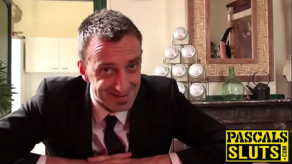 Babe with big boobs lets maledom treat_her likeslave