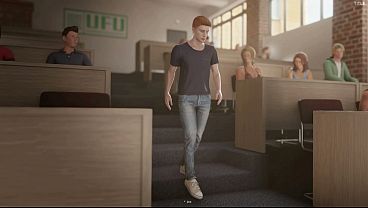 Play MP4 - Game&colon; FindingBuddies&comma; Chapter 2 - University Lectures and Meeting a Friend &lpar;English voiceover&rpar;