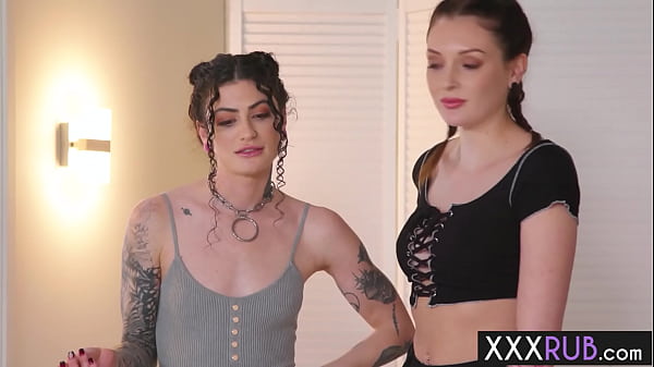 Play MP4 - Lydia Black licking teens Charlotte Sins pussy and ass after she massaged her hot body