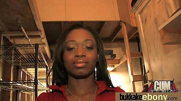 Hot ebony chick love gangbang interracial 9 