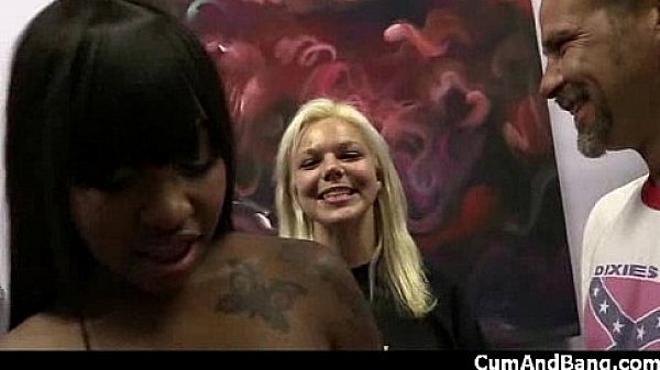 Ebony Hottie Gangbang And Facefuck 23 