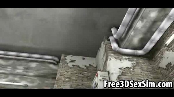 Tasty 3D cartoon ebony shemale honey gets fucked