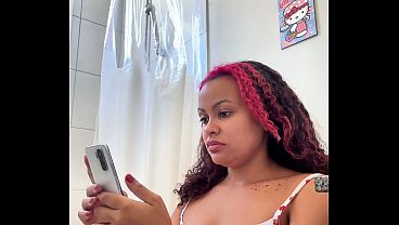 Chubby Gassy Girl Morning Toilet Farts Natural Gassy Moment 