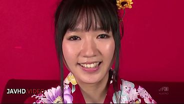 Chiharu's Kimono Seduction &ndash; Passionate Threesome Under Silk 