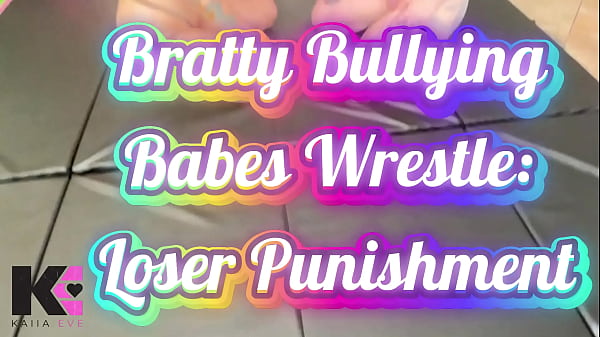 Nonton Bratty Bullying Babes Wrestle: Loser Punishment thumbnail
