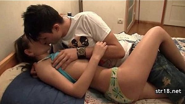 Hot romantic amateur fuck on bed