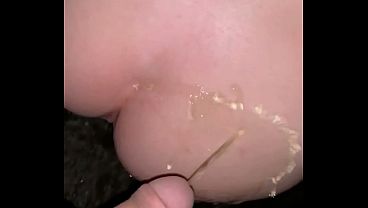 Oops , peeing on Miami Beach . He Piss on my ass hole &_ Pussy i squirt