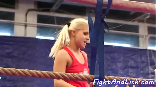 Smalltit wrestling_lezzie pussylicked nicely